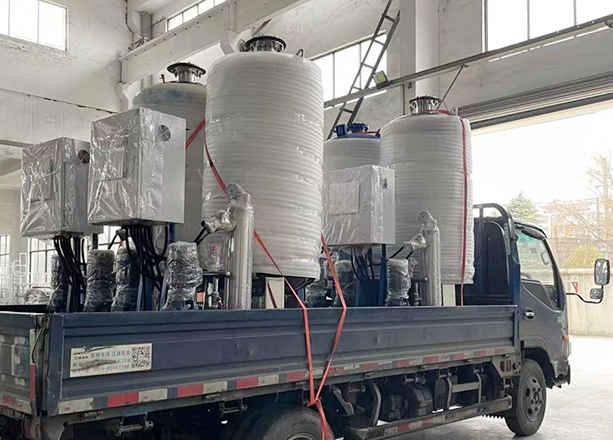 贵州铜仁整车直达定压补水真空脱气机组4套